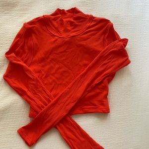 Lulu lemon cropped mock turtleneck